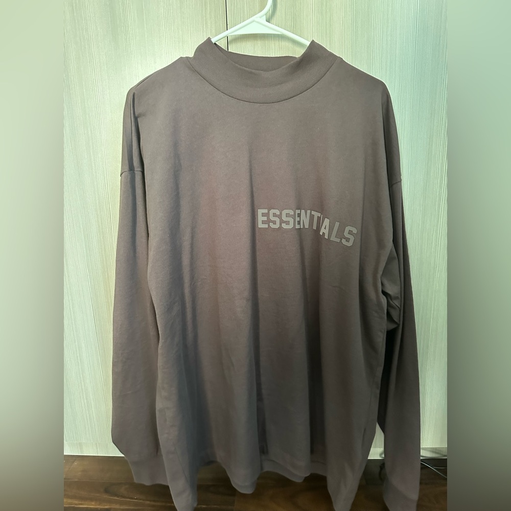 Essentials Long Tee Off Black